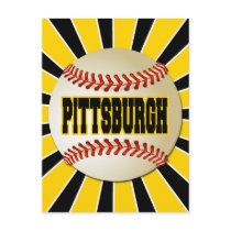 RETRO PITTSBURGH BASEBALL POST CARDS