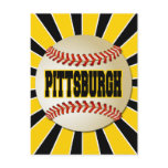 RETRO PITTSBURGH BASEBALL POST CARDS