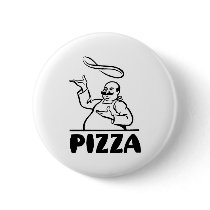 Retro Pizza Buttons