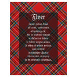 Retro Plaid flyers