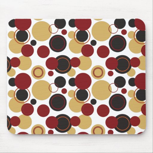Retro Polka Dots Galore - 14 Mouse Pad