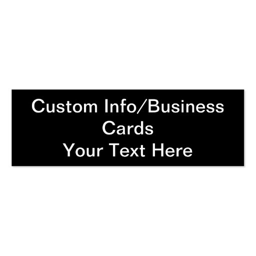 Retro Polkadots - Black & White Business Card (back side)