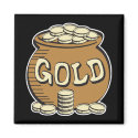 retro pot of gold magnets