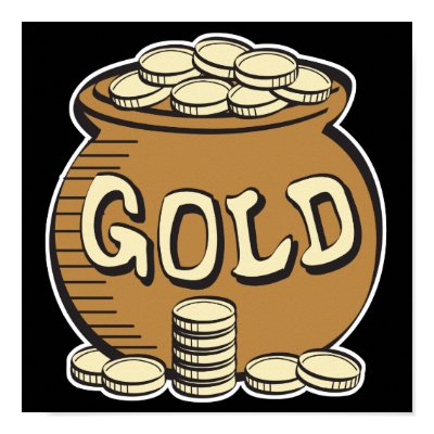 retro pot of gold posters by doonidesigns