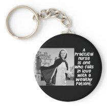 RETRO PRACTICAL  NURSE - HUMOR -  LPN KEY CHAIN
