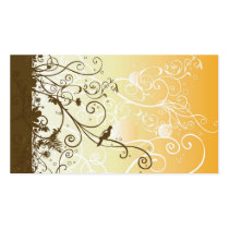 Retro Profile Card business cards