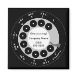 Retro Promotional Refrigerator Magnet