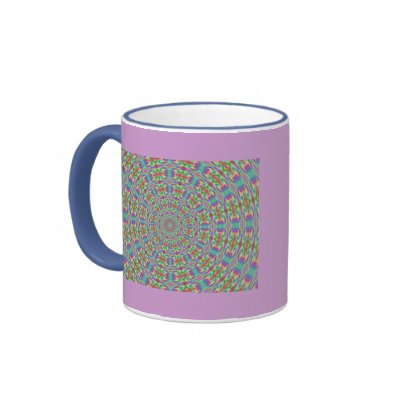 Retro Psychedelic Design 60s Style Mug by angela65