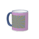 Retro Psychedelic Design 60s Style Mug