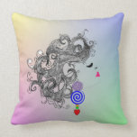 Retro Psychedelic Rainbow Fashion Pillows
