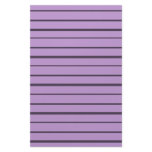 Retro Purple and Black Stripes stationery
