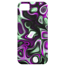 Retro Purple and Green Iphone 5 case design