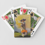 Retro Purple Lady Playing Cards