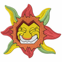 Retro Radiant Sun embroidered shirts by silly_strings Retro Radiant Sun embroidered shirts