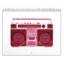 retro radio calendar