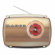 Retro Radio Classic Photo Sculpture