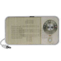 Retro Radio Dial Portable Speaker