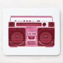 retro radio mousepad
