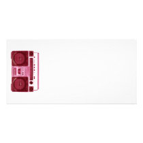 retro radio photo card photo cards