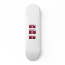 retro radio skateboard