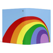 Retro Rainbow Binder