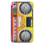 retro rainbow boom box ghetto blaster boombox iPod touch case