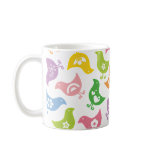 Retro Rainbow Chicks Fun Custom Gift Mug Retro Rainbow Chicks Fun Custom Gift Mug