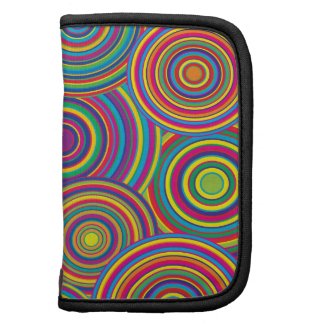 Retro Rainbow Circles Pattern rickshawfolio