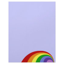 Retro Rainbow Letterhead