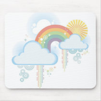 Retro Rainbow Mousepad