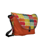 Retro Rainbow Petals Rickshaw Messenger Bag messenger bags