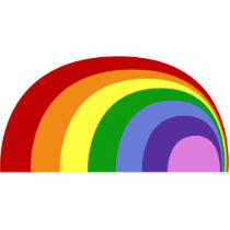 Retro Rainbow Photo Sculpture