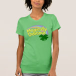 Retro Rainbow Shamrock Tshirt