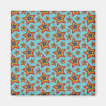 Retro Rainbow Stars Pattern Fridge Magnets