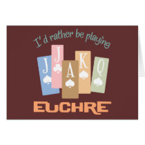 Retro Rather Play Euchre cards
