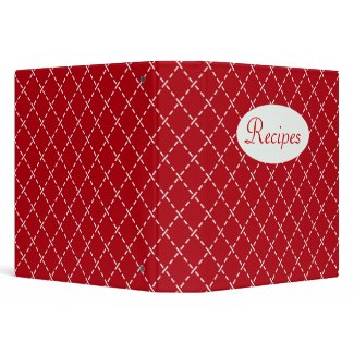 Retro Recipe Binder binder