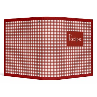 Retro Recipe Binder binder