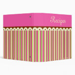 Retro Recipe Binder