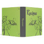 Retro Recipe Binder - Lime Green
