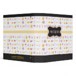 Retro Recipe Book Vinyl Binders