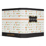 Retro Recipe Book 3 Ring Binders