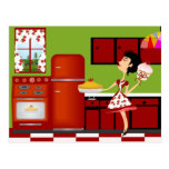 Retro Recipe Card postcards