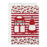 Retro Recipe Trading Cards Invitation