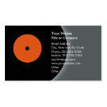 Retro Record DJ Business Card