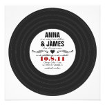 Retro Record Invitation