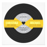 Retro Record Invitation