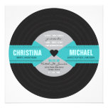 Retro Record Invitation