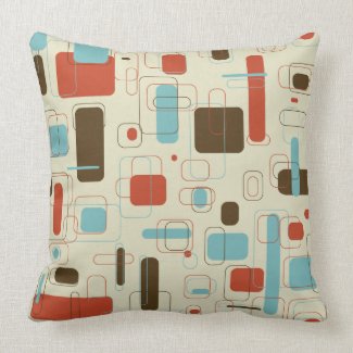 Retro Rectangles Pillows