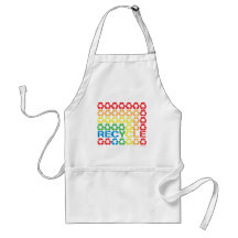 retro recycle apron