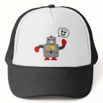 Retro Red Claw Robot hats